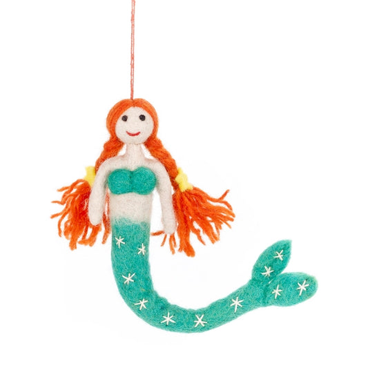 Christmas Decoration Felt Mermaid