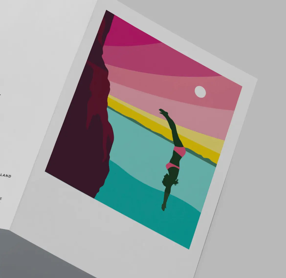 Diving Greeting Card