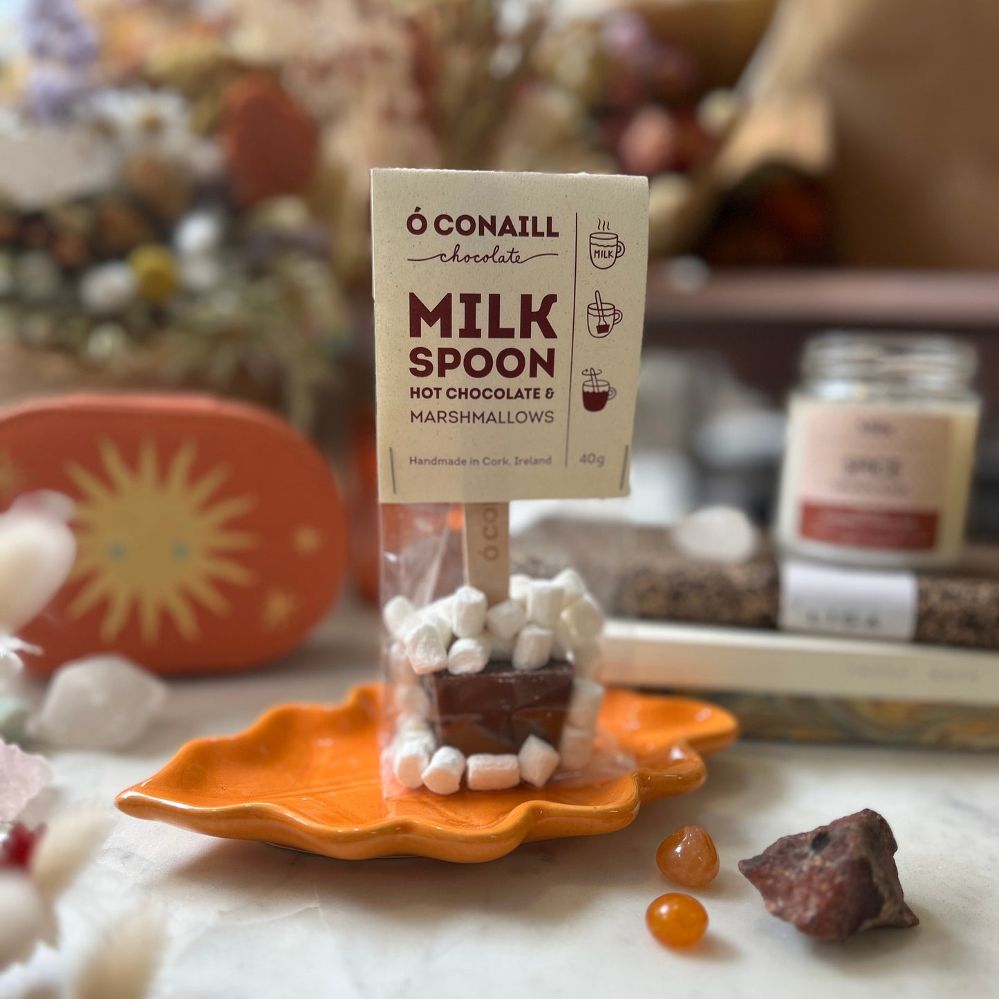 O Conaill Chocolate Spoons With Marshmallows