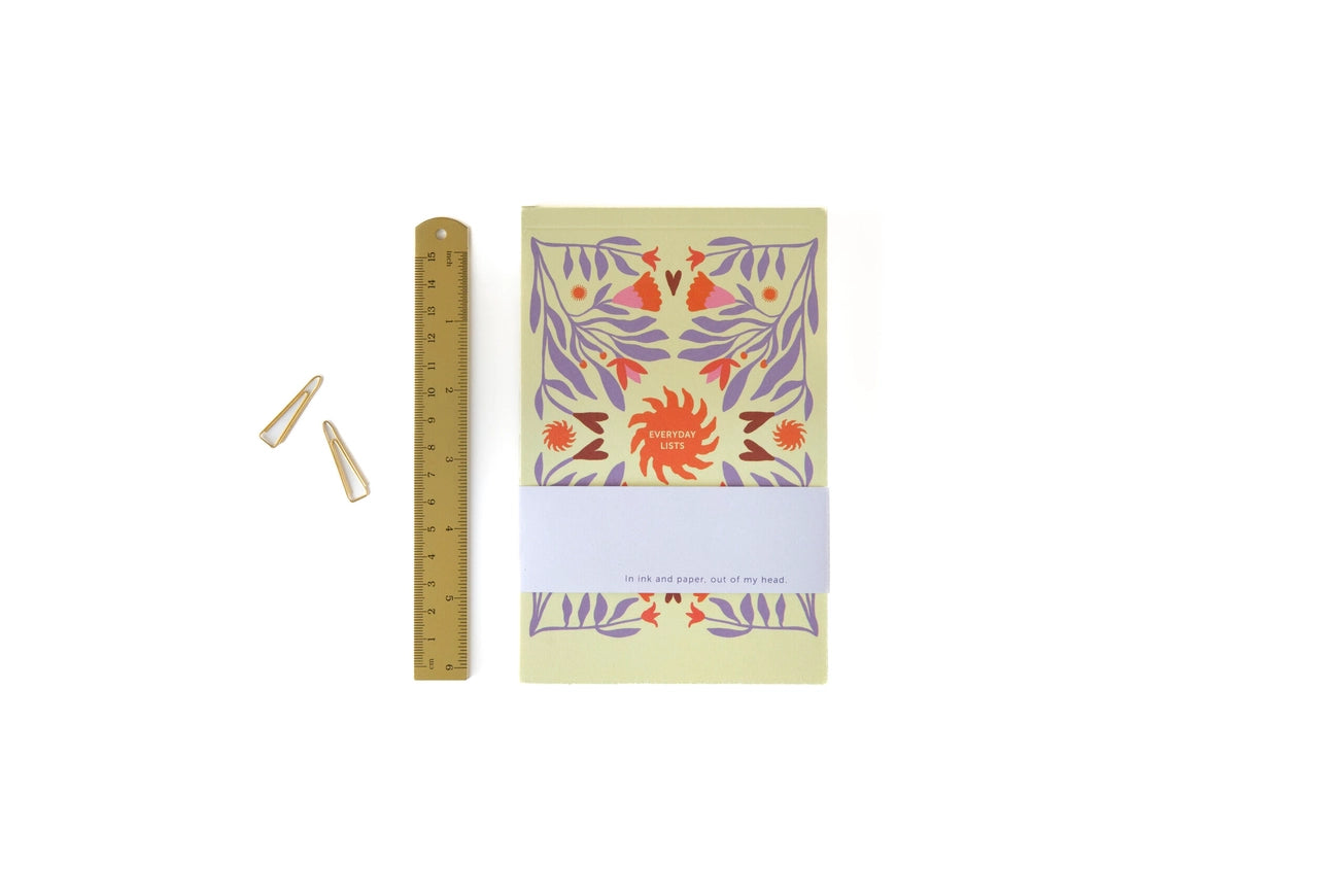 Everyday Lists Notepad Sun Beige