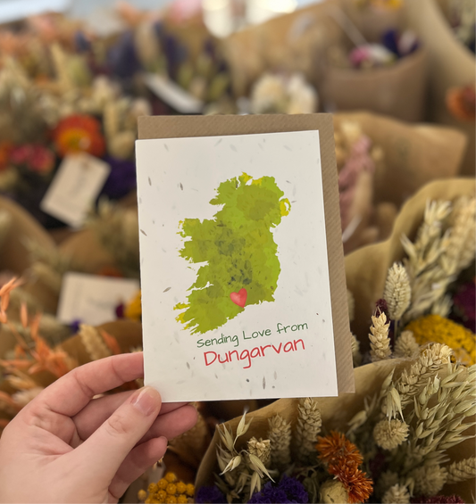 Love From Dungarvan - Plantable Seed Card