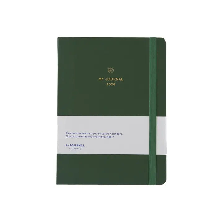 2026 Diary Olive Green