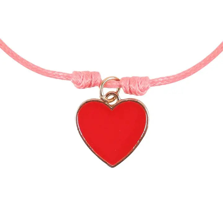 Besties Heart Charm Bracelet Set