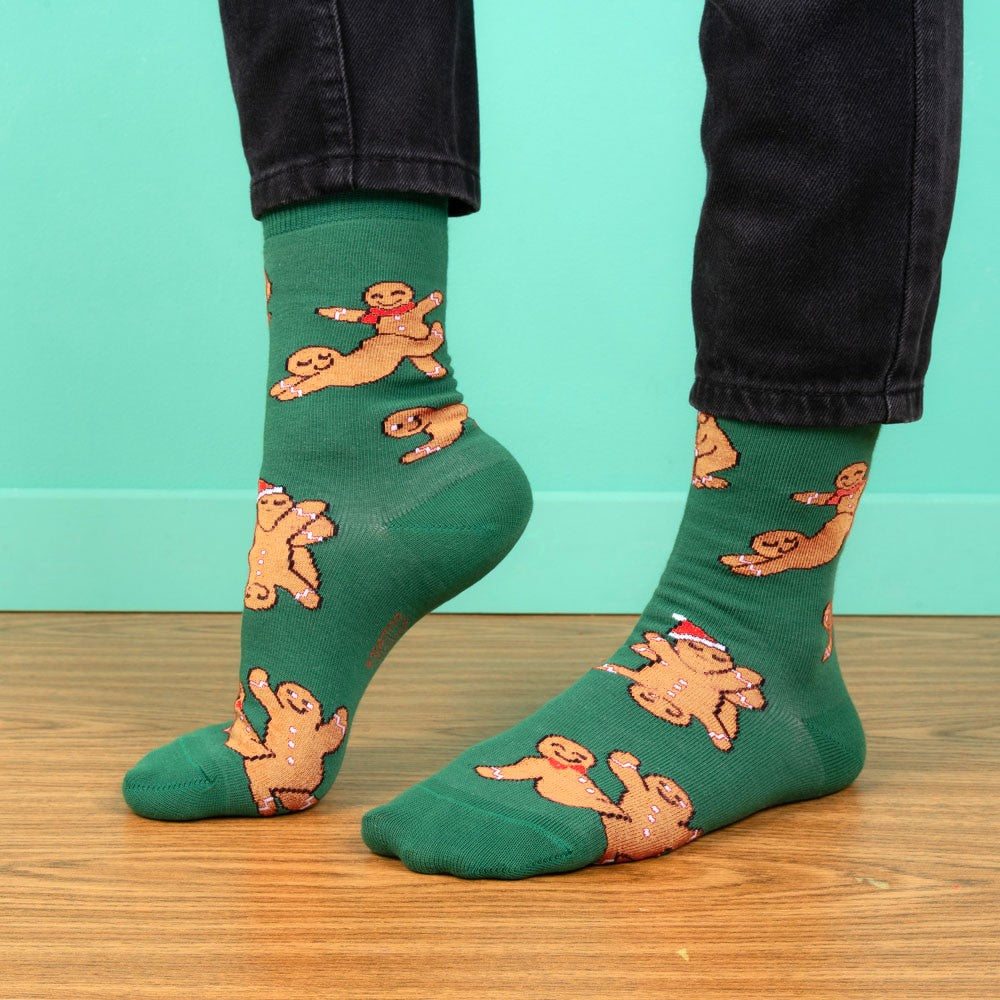 Coucou Suzette Gingerbread Man Socks