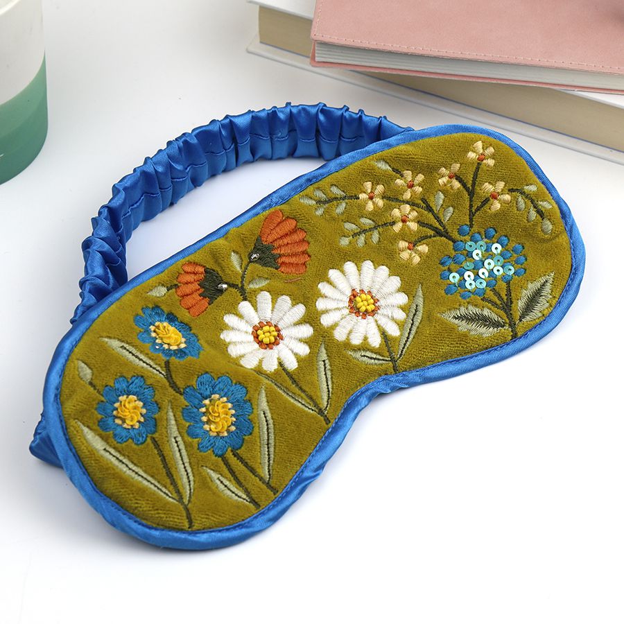 Floral Velvet Sleep Mask