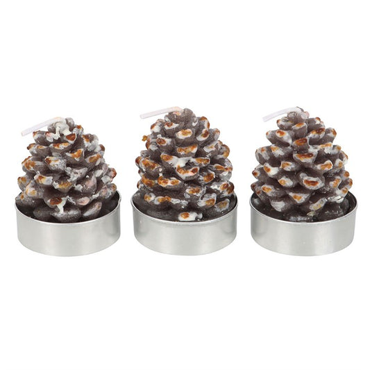 Pinecone Tealight Candles