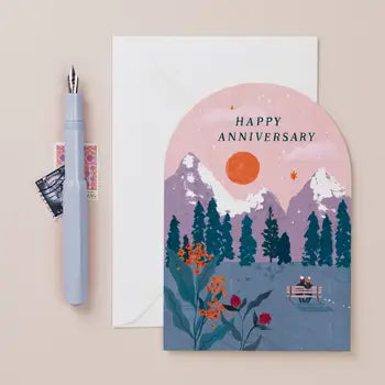 Anniversary Sunset Card