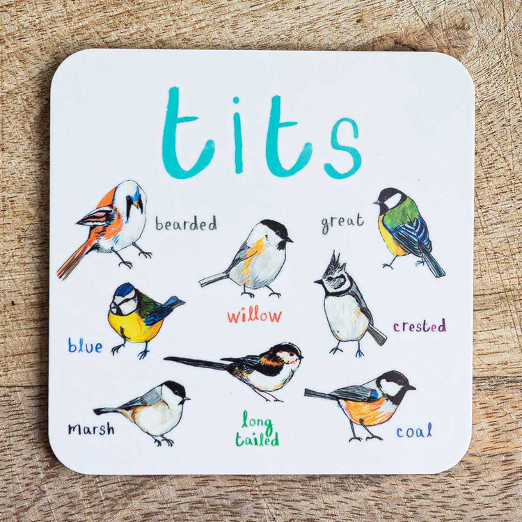 Tits Birds Coaster