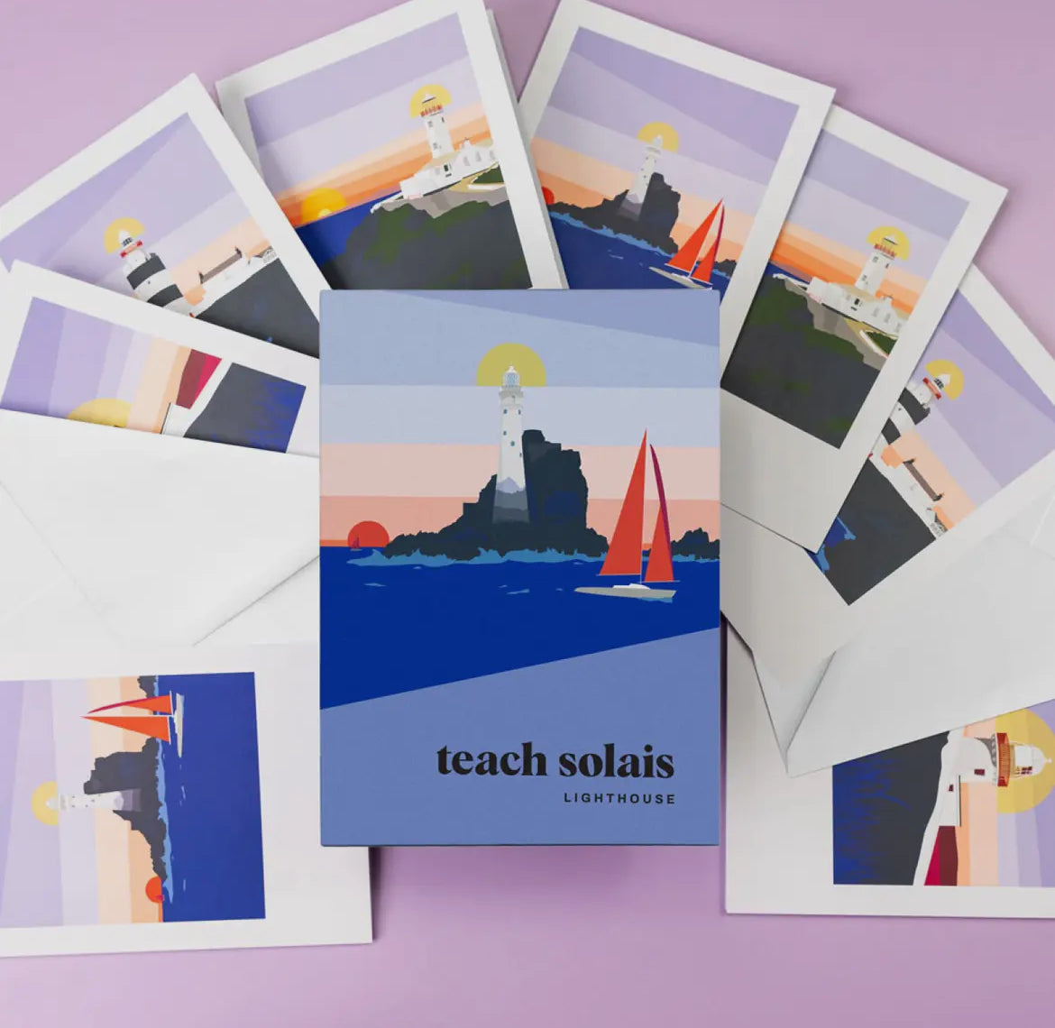 Lighthouse Greeting Card Box