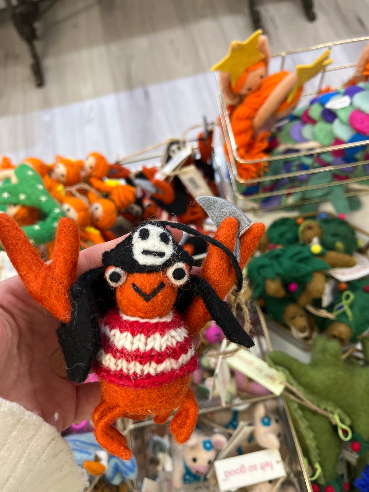 Crab felt