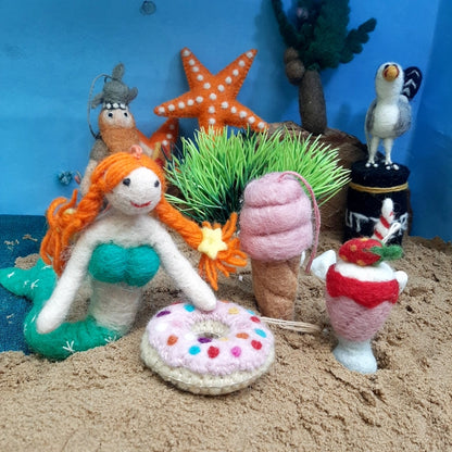 Christmas Decoration Felt Mermaid