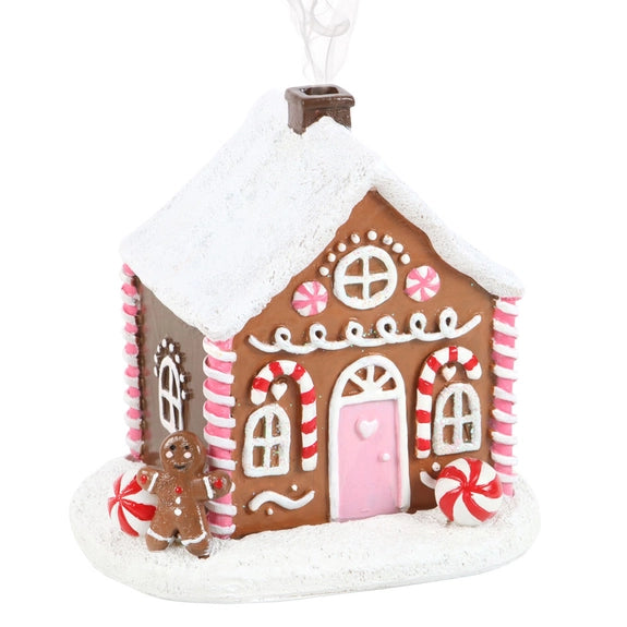 Gingerbread House Incense Cone Burner