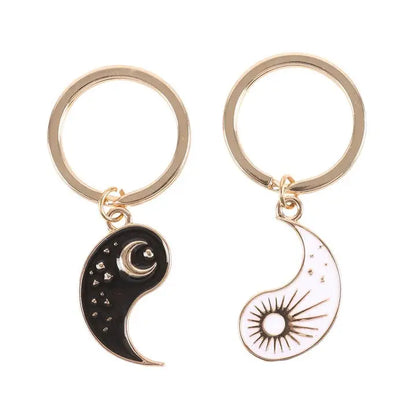 Pair of Yin Yang Keyrings