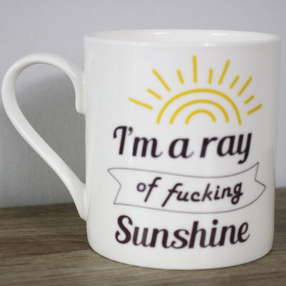 Ich bin ein Ray of Fucking Sunshine-Becher