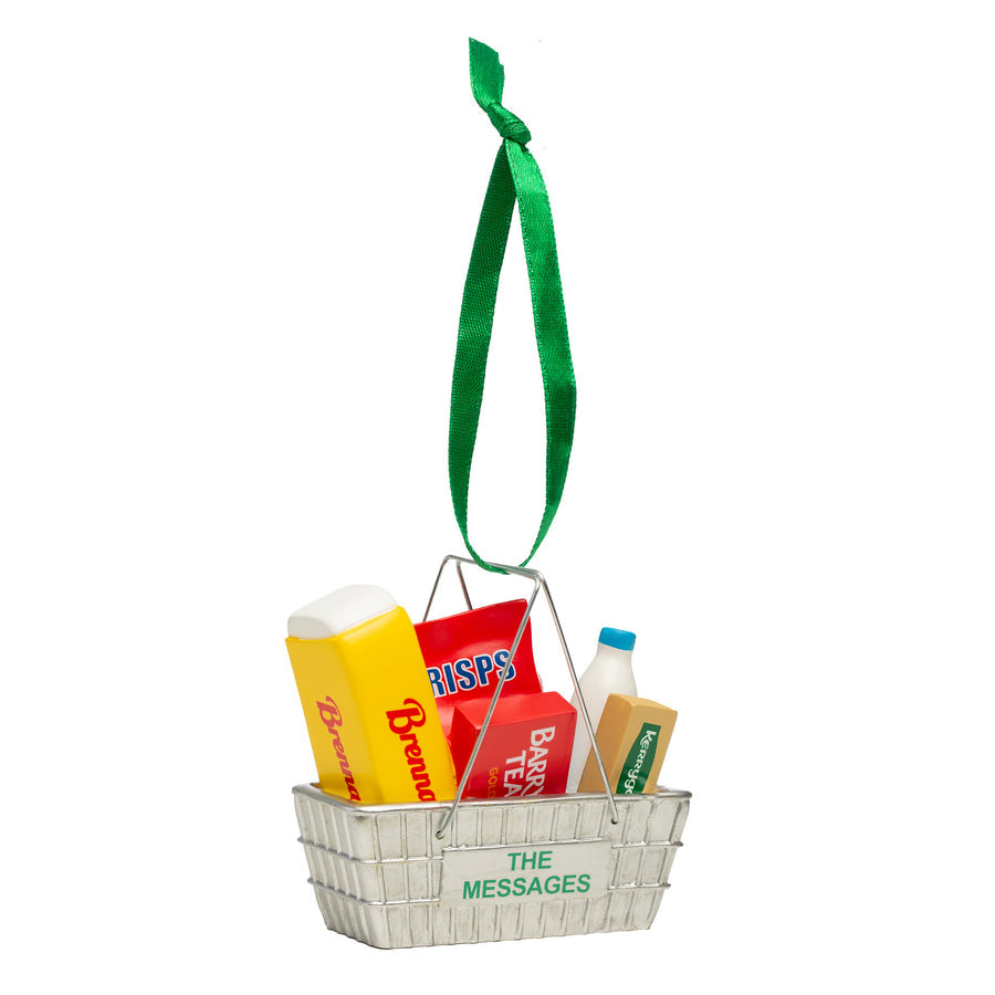 The messages basket Christmas decoration