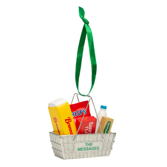 The messages basket Christmas decoration