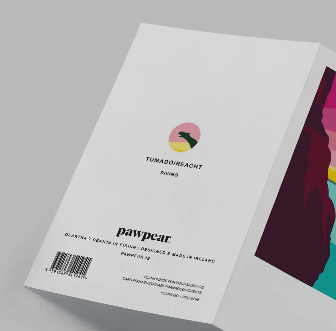 Diving Greeting Card