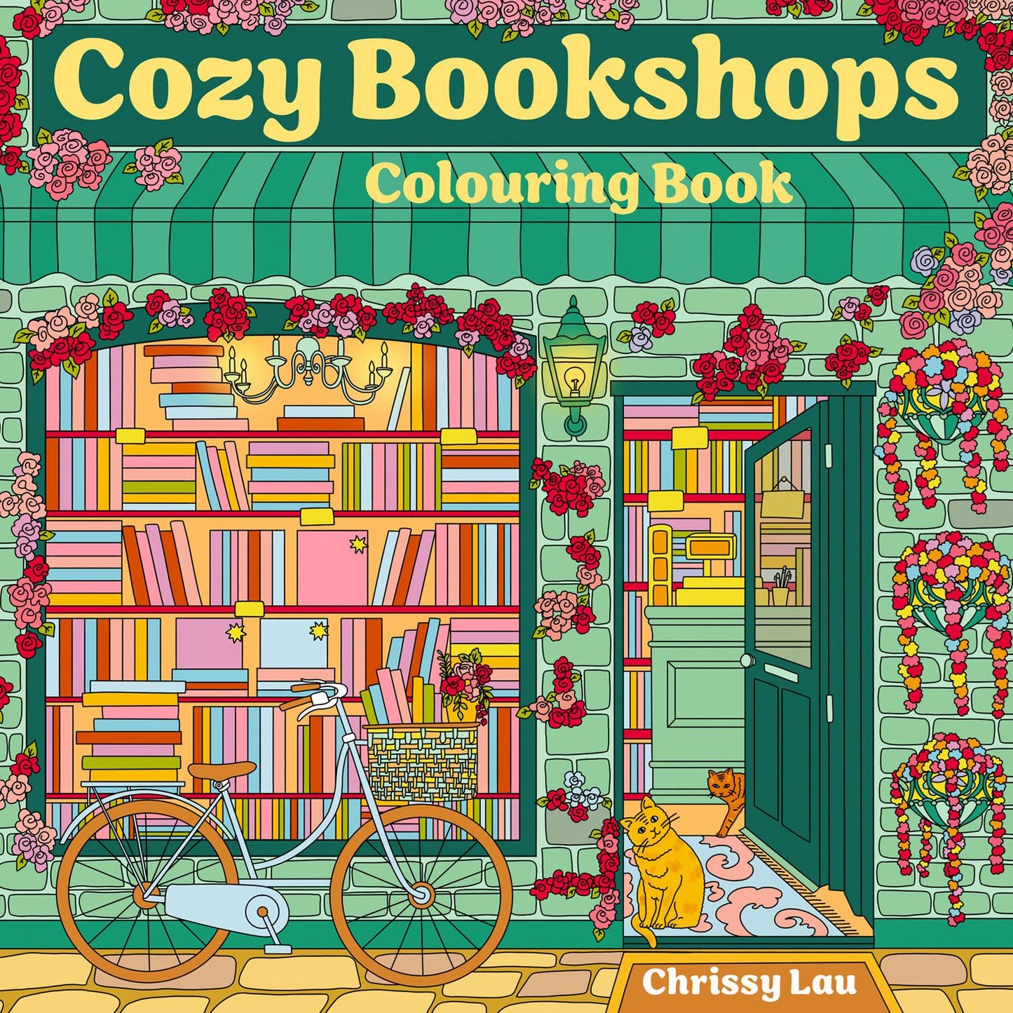 Cosy Bookshop Colouring Book