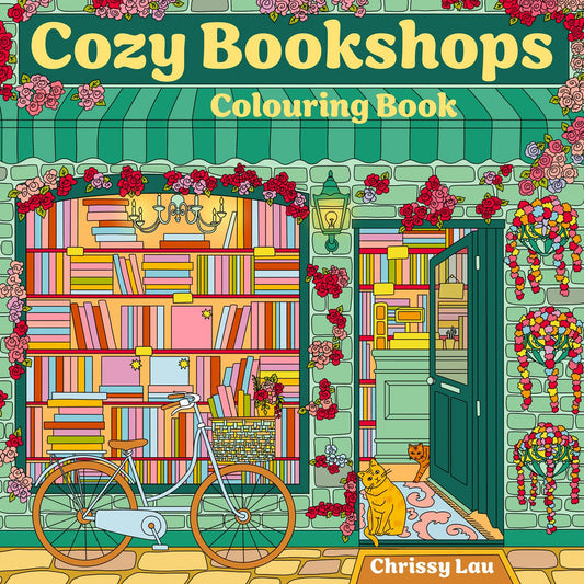 Cosy Bookshop Colouring Book