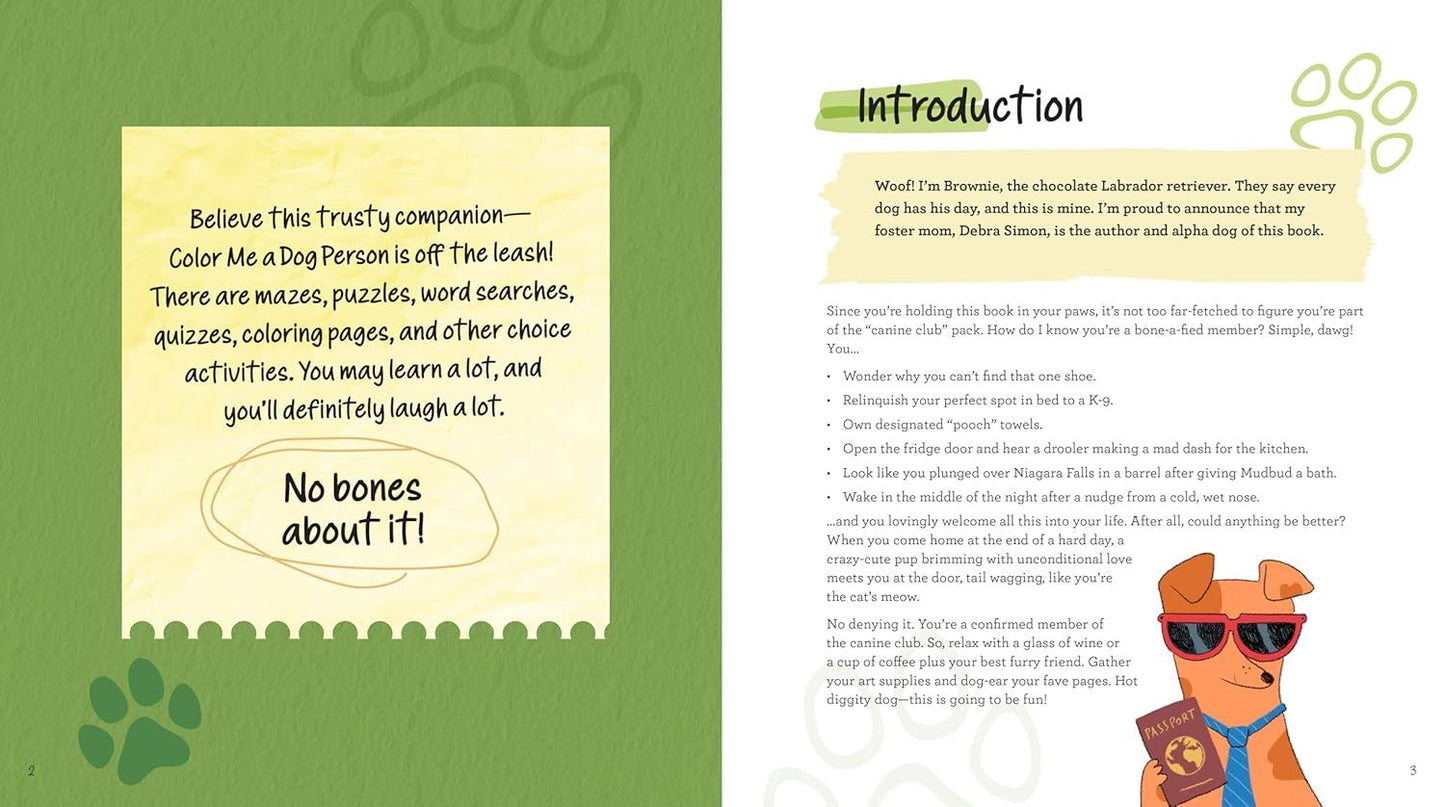 A dog lovers activity book