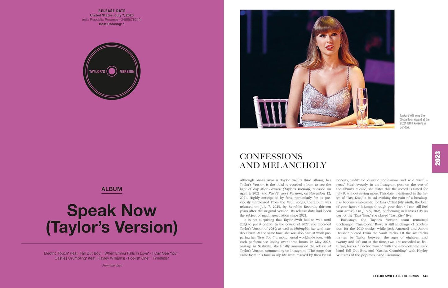 Taylor Swift: All The Songs