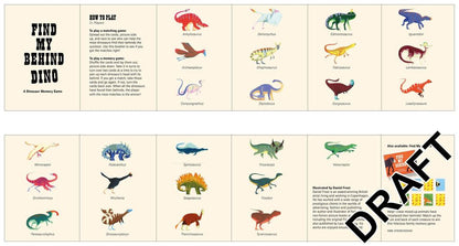 Find My Behind Dino Memory Game