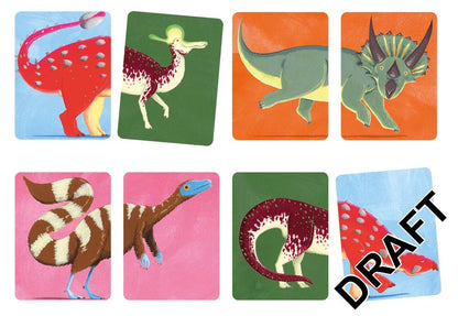 Find My Behind Dino Memory Game