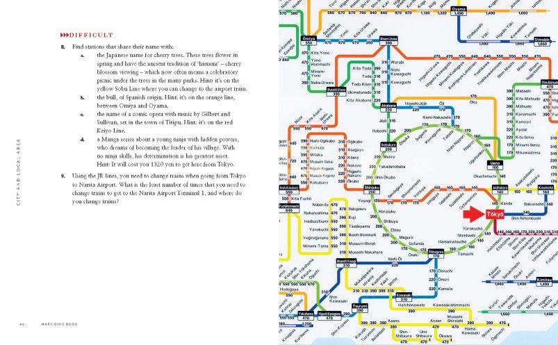 Maps of the World Quiz Book