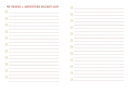 Bucket List Journal