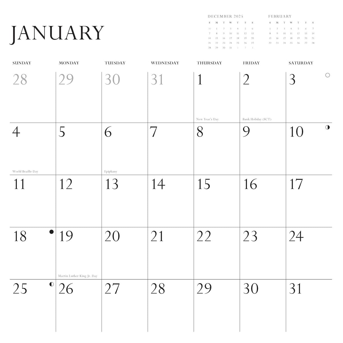 Change photos 2027 -Disappointing Affirmations 2027 Wall Calendar