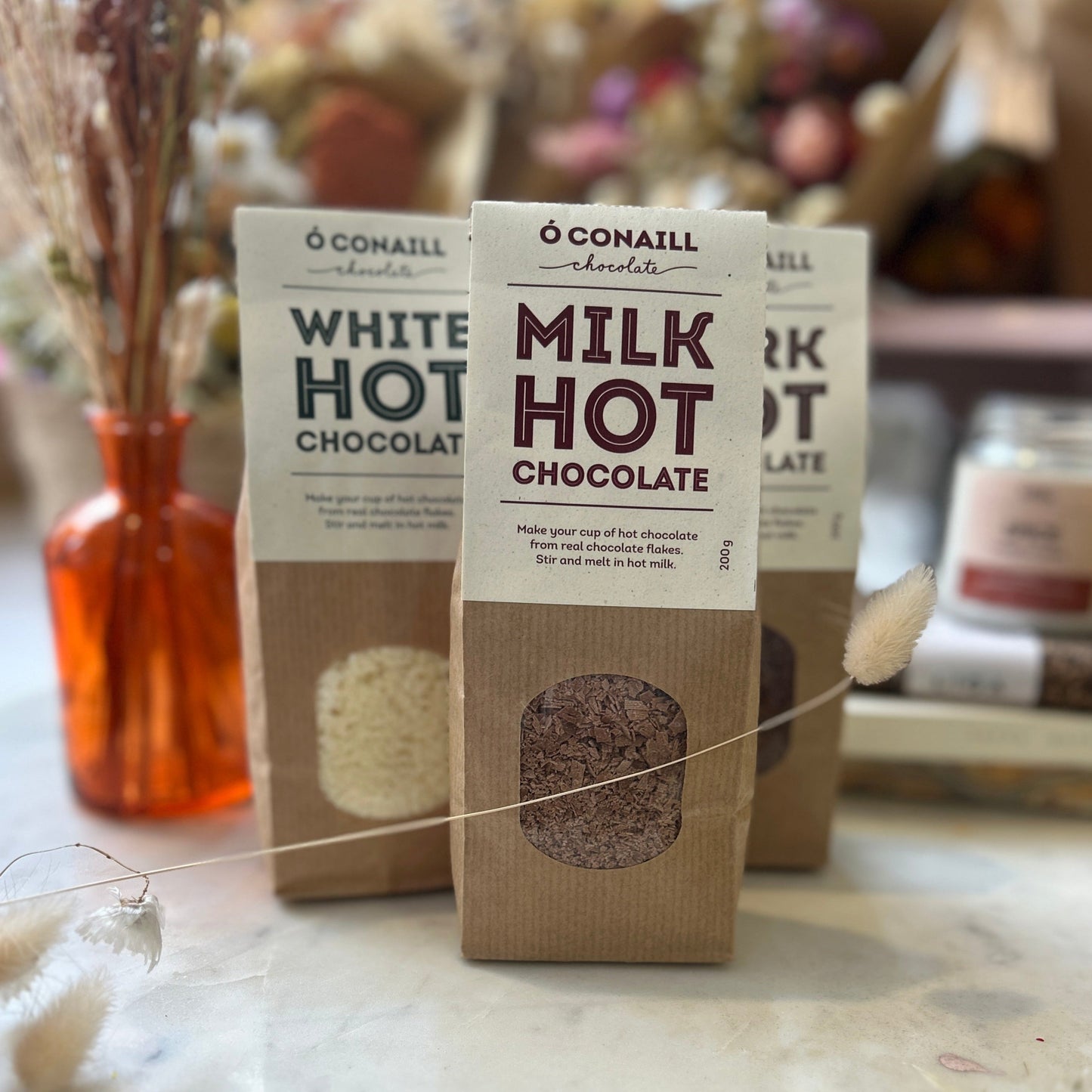 Hot Chocolate Flakes - Ó Conaill Chocolate