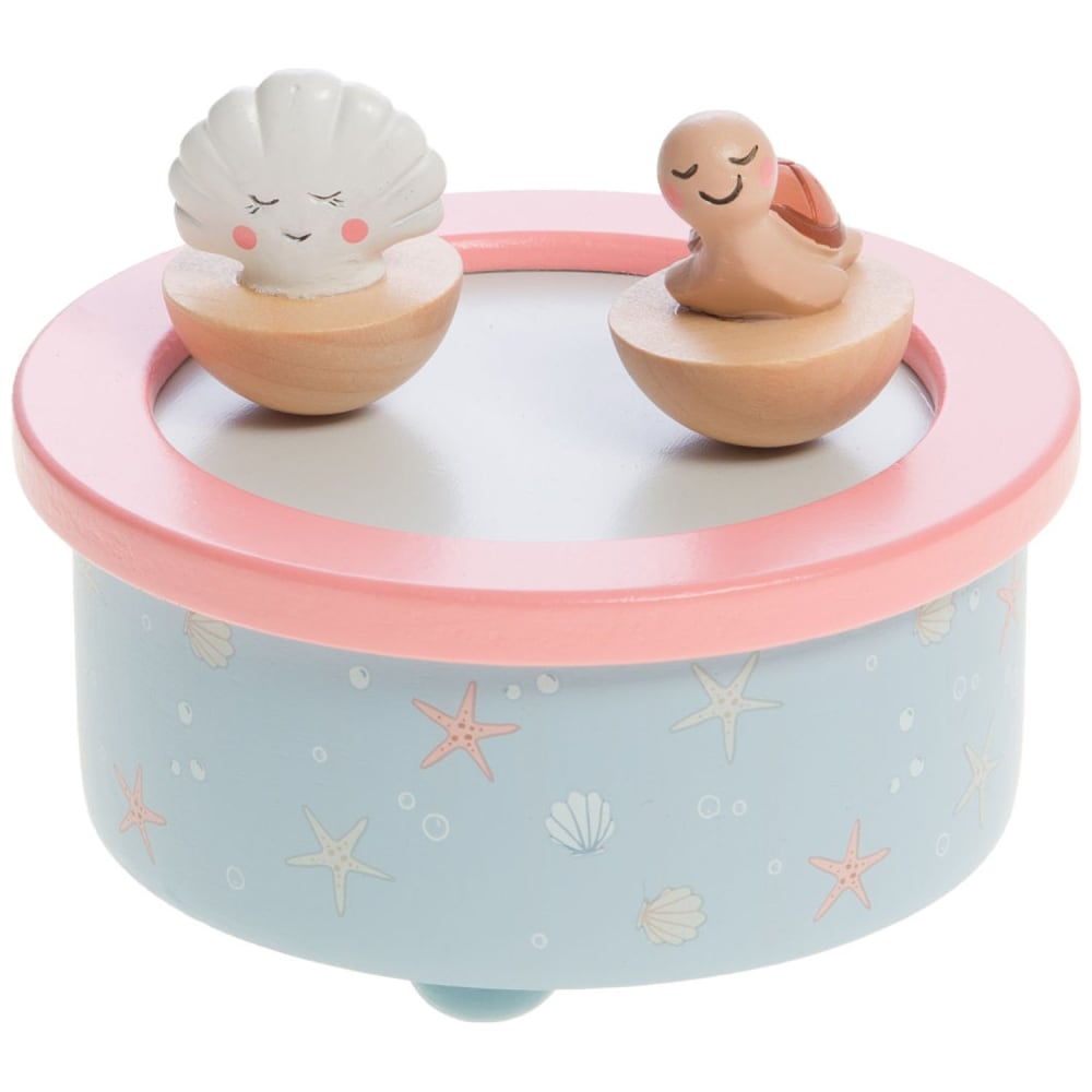 Musical sea shell box