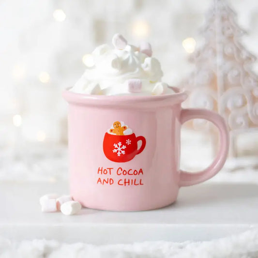 Hot Cocoa And Chill Ceramic Mug