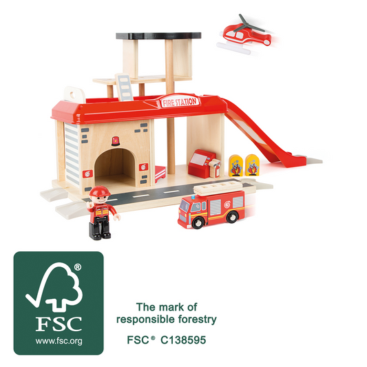 Fire Station with Accessories