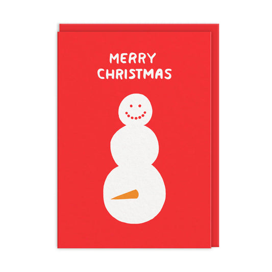 Merry Christmas Snowman - Ohh Deer Card