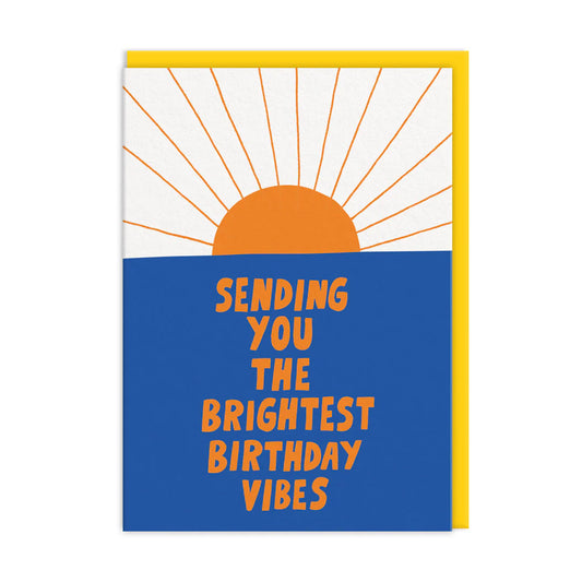 Brightest Birthday Vibes Card
