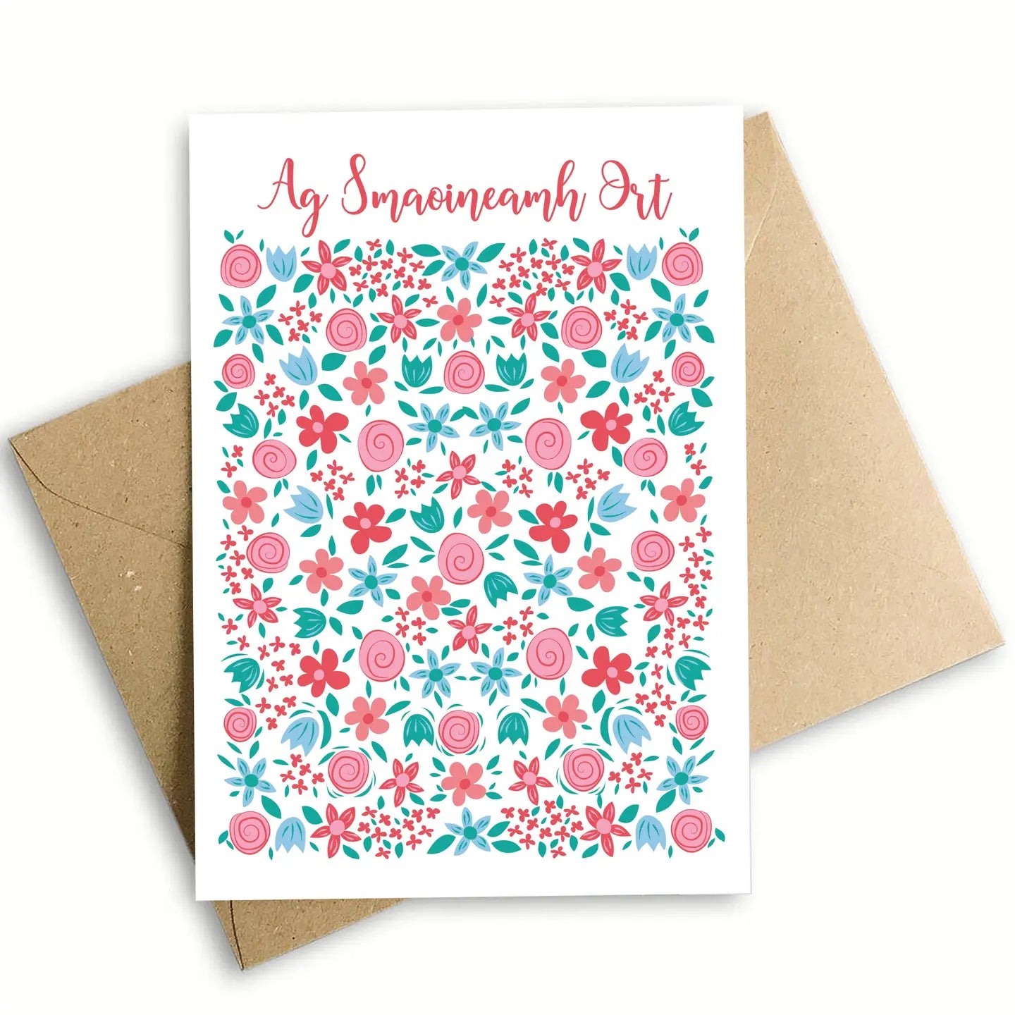 Ag Smaoineamh Ort - Prints of Ireland Card