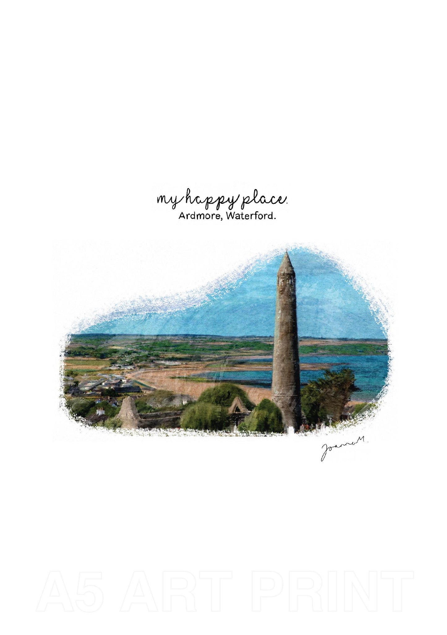 My Happy Place Print - Ardmore