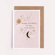 Happy birthday to my soul sister card