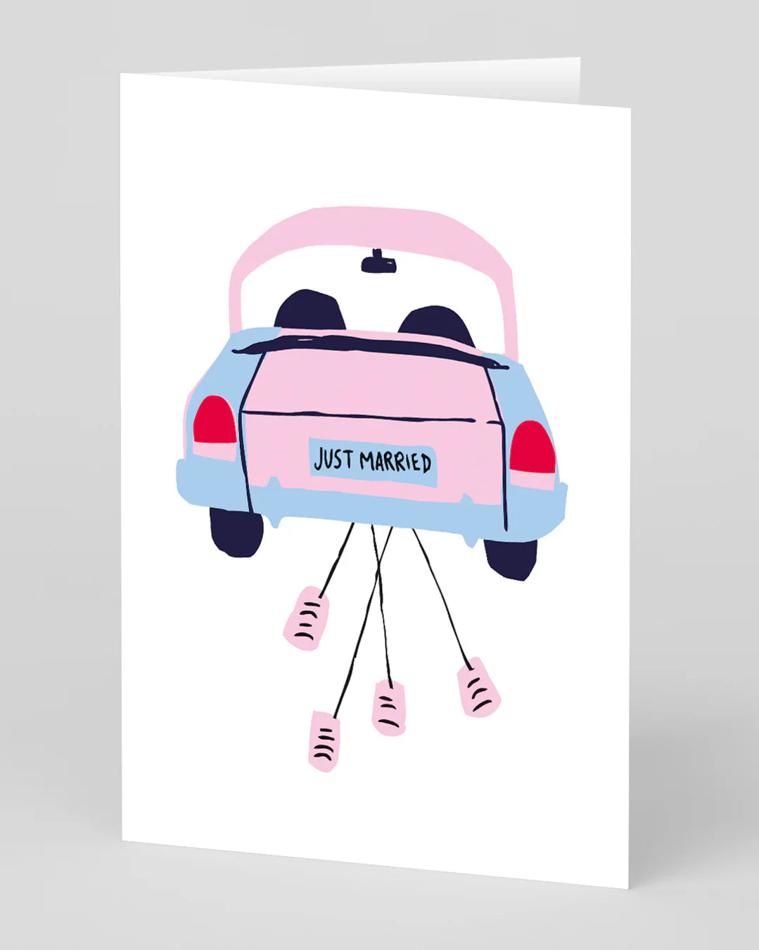 Ohh Deer Just Married Car