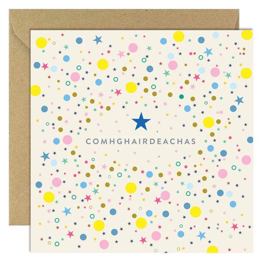 Comhghairdeachas - Bold Bunny Card