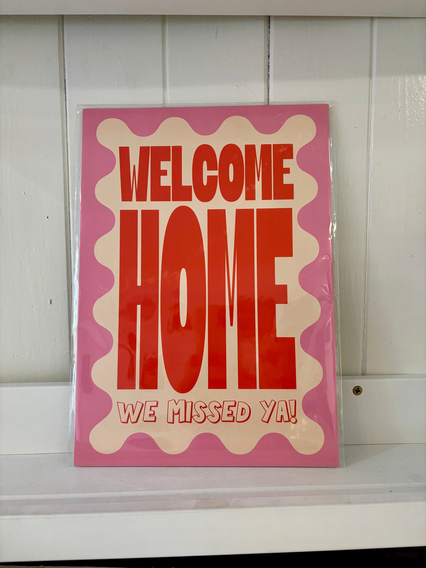 Welcome Home A4 Print SALE