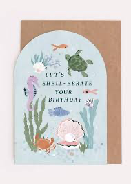 Let’s shell-ebrate your birthday card