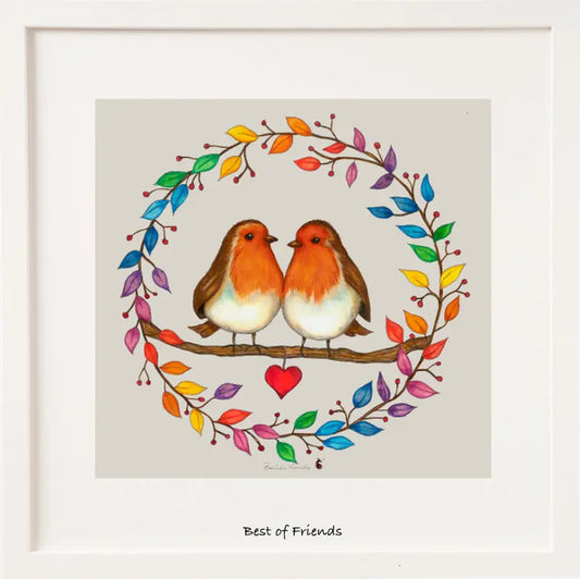 Best of Friends Mini Framed Print