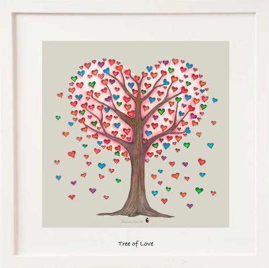 Tree of Love Mini Framed Print