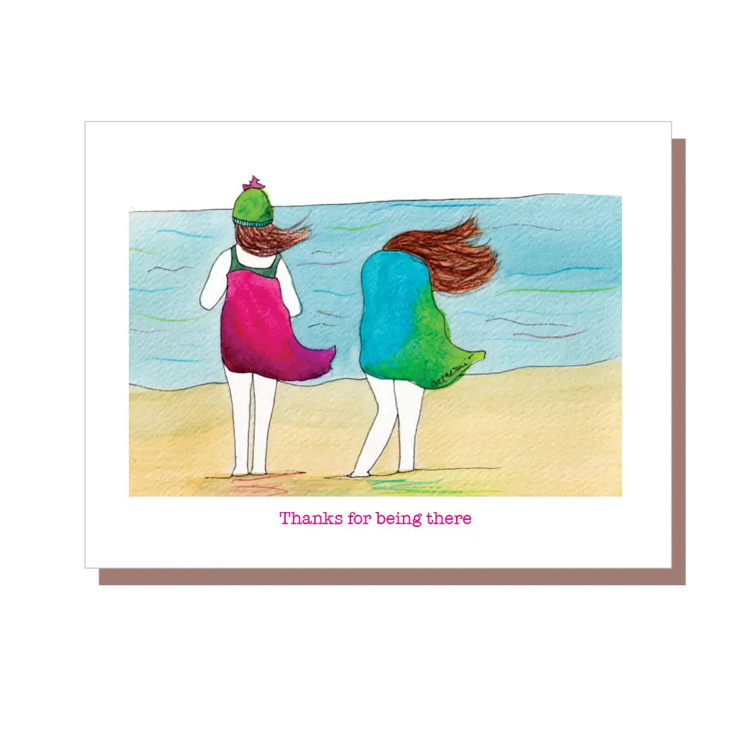 Thanks For Being There - Sea Swimmers Card