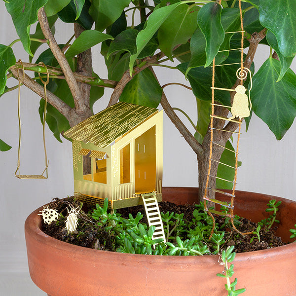 Tiny Treehouse Plant Decor