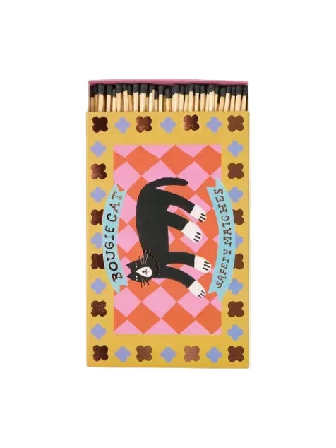 Large Rectangle Boxed Matches - Bougie Cat