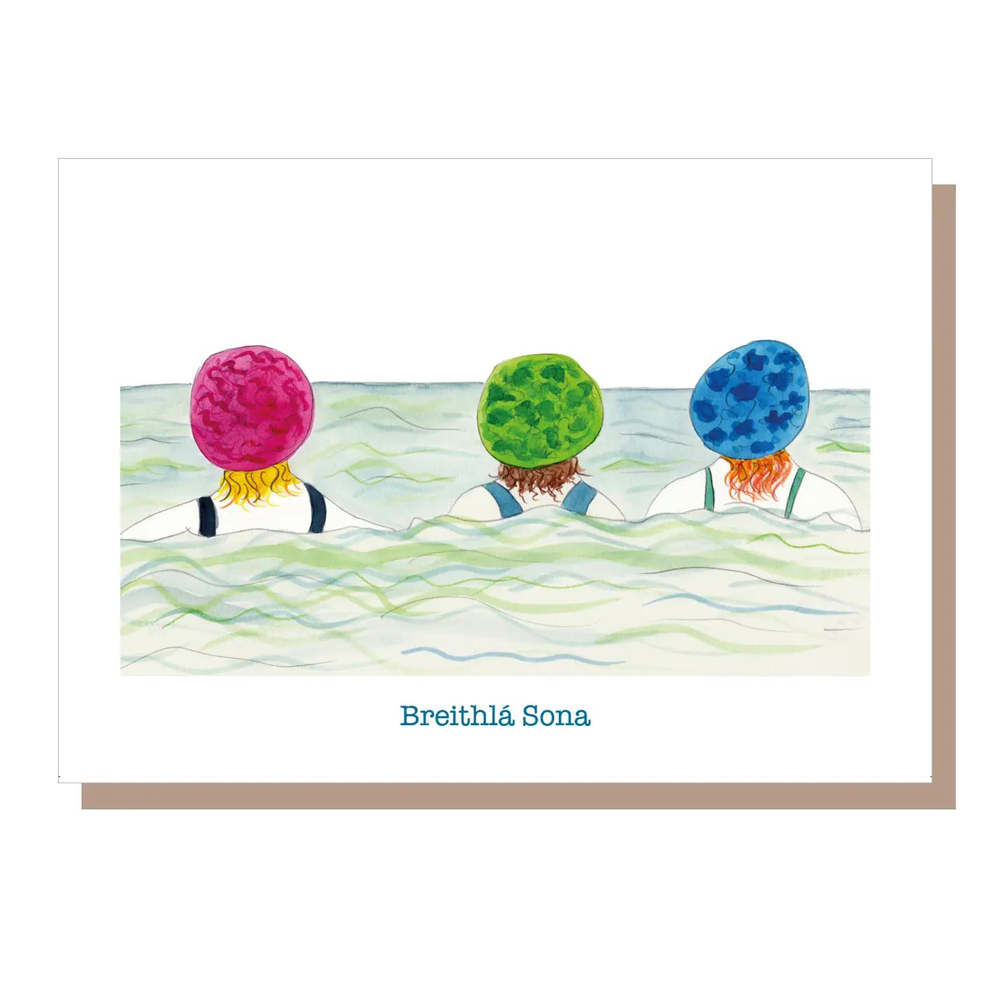 Breithlá Sona - Sea Swimmers Card