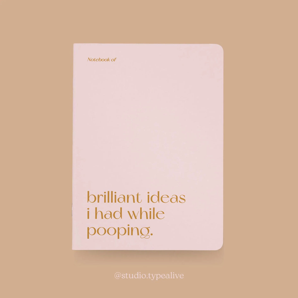 Notebook of: